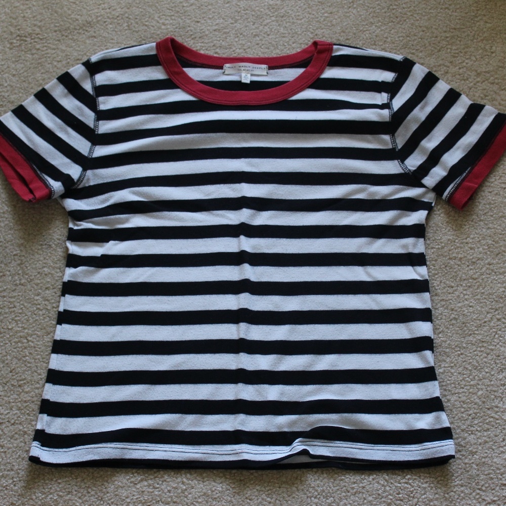 Urban Outfitters Black & White Striped Shirt